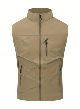 L 25565 Men's Multi Pocket Vest 户外摄影马甲
