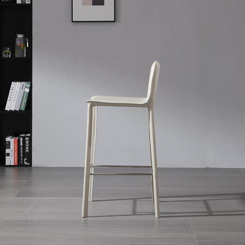 极简马鞍皮吧椅设计师展厅前台酒店高脚凳吧凳家用岛台椅子吧台椅,淘宝优惠券,粉丝福利购,淘宝优惠卷