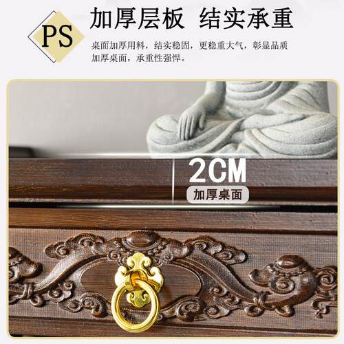 神龛壁挂式佛龛架摆放柜子供桌香案供台托 托架观音神 - 图3