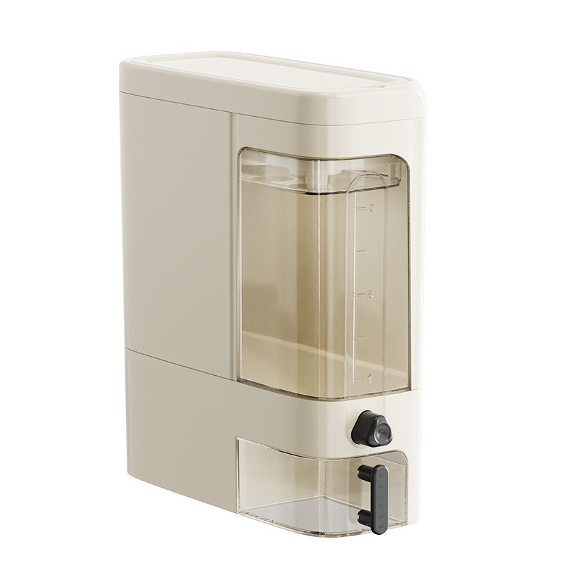 Rice storage box household press food grade noodle egg rice storage tank sealed fresh-keeping transparent multi-functional slotted rice bucket