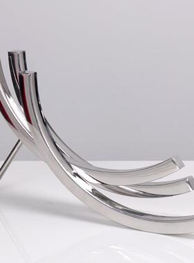 创意平衡时空摆件别墅样板间客厅桌面高端软装简约设计师装饰品