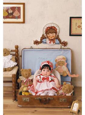 儿童摄影写真道具用箱子旧皮箱古旧覆古装饰小孩宝宝拍照古旧艺术