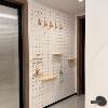 Perforated board marine board wall panel custom size display rack entrance door entrance decorative wall storage wall display wall panel