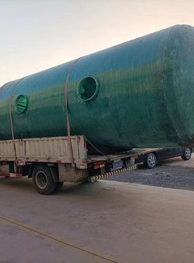 玻璃钢化粪池玻璃钢隔油池一体化污水处理设备缠绕化粪池