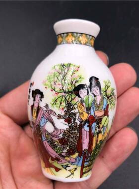 Chinese souvenir china ceramic vase fridge magnet tourist