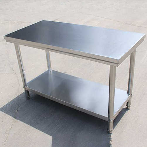 不锈钢商用工作台厨房桌子双层切菜案板加厚长方形打荷台家用其他,淘宝优惠券,粉丝福利购,淘宝优惠卷