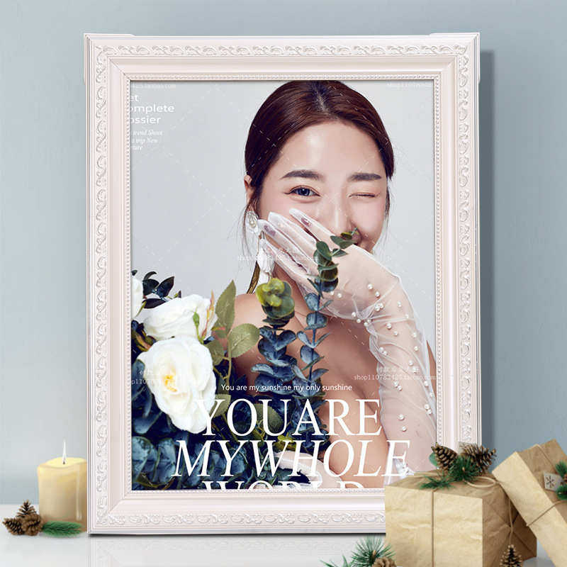 实木画框外框装裱挂墙创意大尺寸照片16 20 24 36寸欧式复古相框,淘宝优惠券,粉丝福利购,淘宝优惠卷