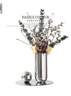 仿真花摆设客厅高端花轻摆奢餐桌YB-QS044酒店样间板卧室现代简约