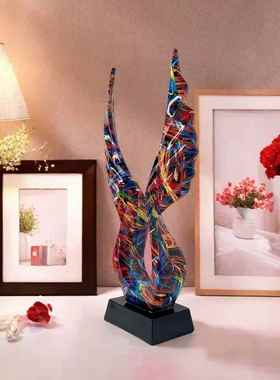 新款大展鹏宏图高档大气20250311大酒展翅创意居家摆件客厅办公室