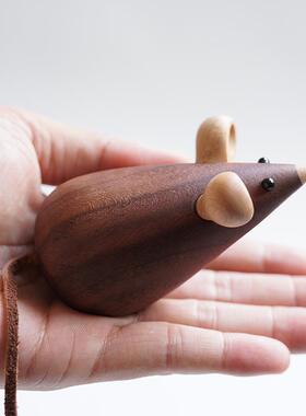 正品猫和老鼠 创意木质品摆件软生装木玩家居装饰鼠年生肖礼物公