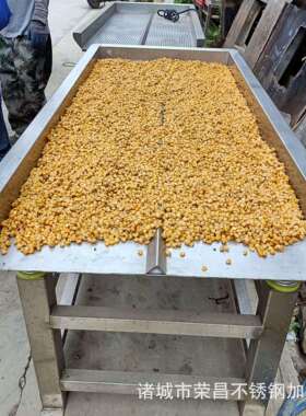 不锈钢果蔬震动布料机商用包装袋振动沥水机花椒大料振动筛选机