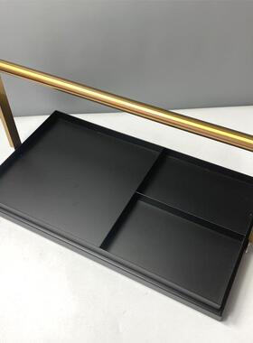 现代新中式提盒摆件家居客厅酒店样板房间软装饰品玄关茶几工艺品