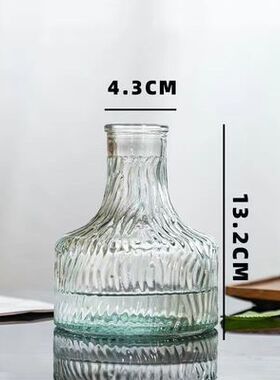 ins富贵竹高颜透明花瓶玻璃花瓶