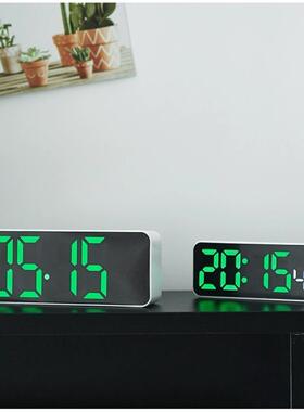 新款带秒电子时钟多功能数字计时器秒表台式夜光桌面直播闹钟学生