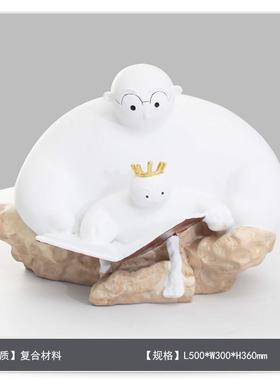 高档Oteiza现简约家居太空人物树脂塑样代航板房间软装摆件饰品宇