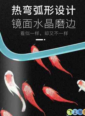 玻璃纤维鱼缸乌龟饲养缸新款玻璃圆形办公桌黄金葛水培家用小