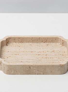 新花器茶几高档果盘花盆奢样板间饰品苔藓售楼部装饰轻大理石中式