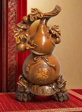 葫芦摆件家居旺多福开业酒柜乔迁玄关装饰品多礼品宅财办公室客厅