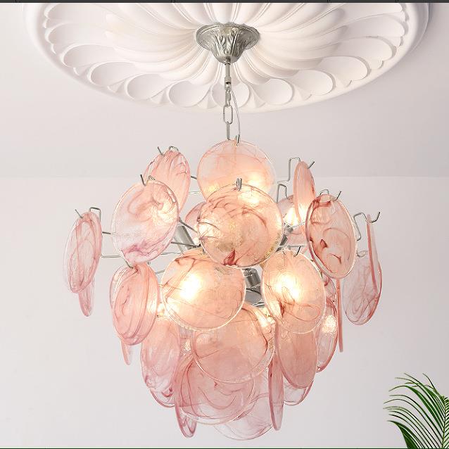 意设计别师吊灯酒店墅客厅餐厅室氛围感艺术式造卧489型圆形琉璃 - 图0