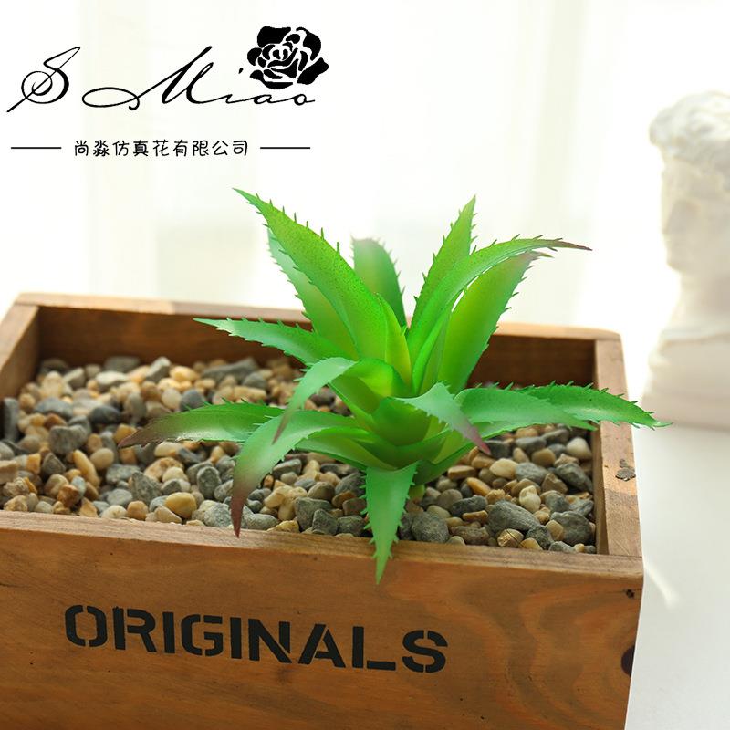 假花仿真多肉植物花头创意用品墙配件塑料人造花绿植金华厂家 - 图1