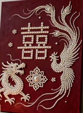 向日葵珍珠画diy钻石手工高颜值治愈自粘粘钻画送好友客厅装饰画
