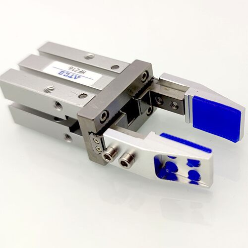 MHZ2手指气缸平行夹爪治具夹头HFZ10/-16/20/25D支架加宽内撑机械 - 图2
