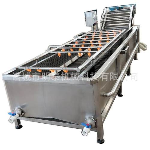 大枣果蔬气泡清洗机预制菜加工设备黄金钩洗菜机酱菜脱盐设备 - 图3