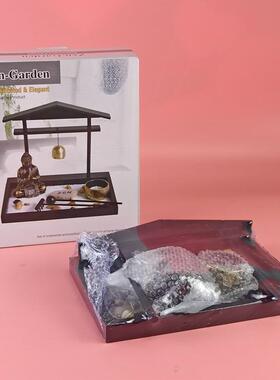 1902新款中式佛像禅意沙盘装饰树脂微景观摆件 创意家居摆设工艺