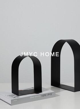 柜子简约金属拱门创意摆件家居客厅办公室酒柜书房茶几桌面装饰品