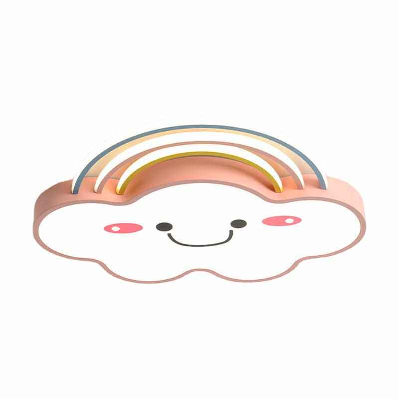 护眼儿童吸顶灯可爱卡通led无频闪灯飞机云朵彩虹男孩女孩卧室灯,淘宝优惠券,粉丝福利购,淘宝优惠卷