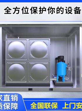 户外304材质一体化泵房室外无负压恒压供水泵站小区消防不锈钢泵