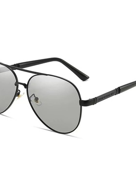 日夜两用变色太阳镜男开车驾驶司机镜偏光镜钓鱼新款感光