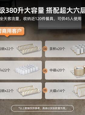 商用立式消毒碗盘柜家用餐具小型紫外线双门大容量烘干厨房高温碗