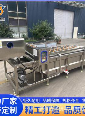 党参气泡清洗机 三七自动化加工设备 材喷淋清洁流水线