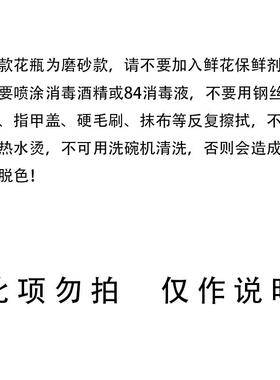 高档北欧酒浮雕墨绿色玻璃花瓶家居插店民宿样板间干装饰摆件鲜花