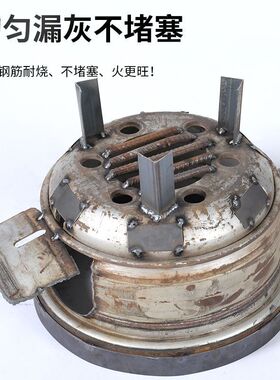圈铁圈柴火炉灶新款特厚柴火灶货车炉子家用烧煤轮毂废旧汽车钢圈