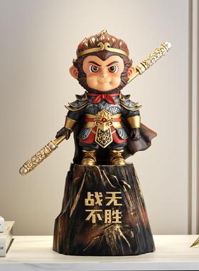 正品齐天大孙悟空摆厅玄圣关办公室装饰客斗战 胜佛模型模型开 业