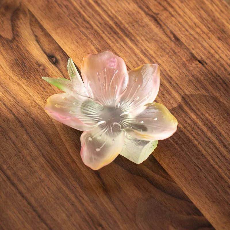 Xinyuantang Glaze Twelve Flower Gods Cup Holder Tea Mat Candlestick Ornament Kung Fu Tea Set Accessories