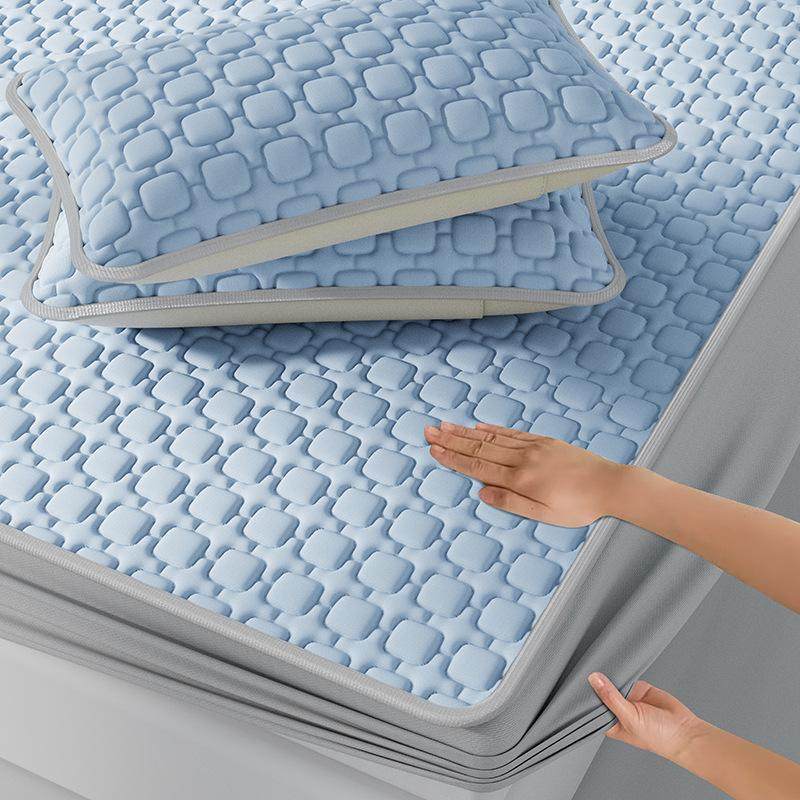 a类加厚乳胶凉席三件套夏季家用折叠乳胶床笠宿舍单人席子可机洗,淘宝优惠券,粉丝福利购,淘宝优惠卷