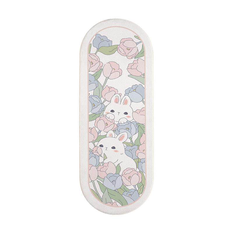 Manyuejia bedroom carpet bedside mat long cushion home children's room lamb velvet floor mat for sleeping and sitting