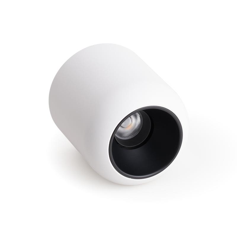 Baoge LED surface-mounted anti-glare spotlights, hole-free home hotel hill 98 round surface-mounted cob downlights