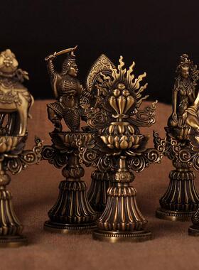 //轮王kg-4356珍/七品政宝/精美亮金轮王七珍/高17.2cm宝供相宝七