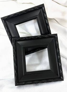 美式简约实木画框现代风定制相框拼图框空框挂墙窄边木质装饰画框