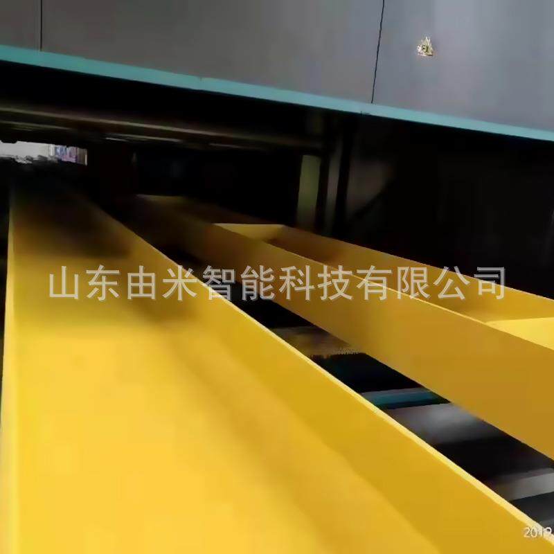 Steel structure fully automatic coating equipment equipped with drying room for 20 minutes surface drying H-shaped steel intelligent spraying production line