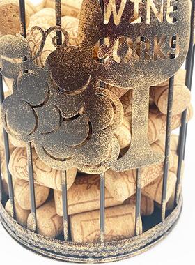 厂家直销红婚影酒塞收纳筐餐厅卧室艺摆件视礼道具23XL293工摆台