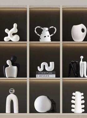 简约现代艺术家居玄关酒柜电视柜摆件样板间售楼处客厅桌面装饰品