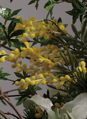 鲲屿 新中式大型花艺【绿露韶华】酒店大堂别墅样板房展厅摆件