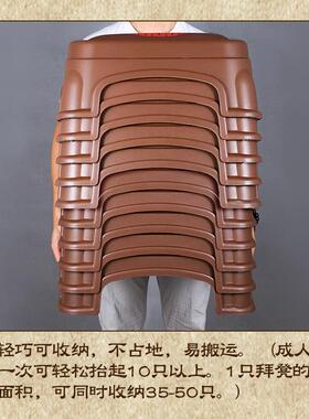【可收纳拜垫】敬佛用品塑料拜凳跪垫蒲团寺庙佛堂磕头莲花拜佛垫