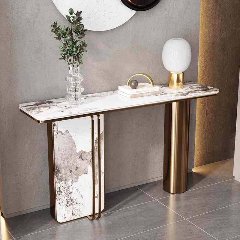 轻奢北欧玄关桌极简入户过道客厅酒店咖啡简约案台装饰新款端景台,淘宝优惠券,粉丝福利购,淘宝优惠卷