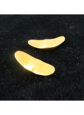 黄铜实心元宝小号摆件风水镇宅招财书房客厅玄关貔貅聚宝盆一对